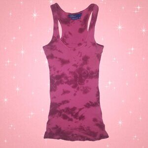 Magenta Pink Miley Cyrus & Maxx Tank Top y2k Vintage Grunge Medium